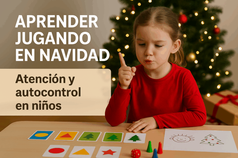 Aprender jugando en Navidad atención y autocontrol en niños NeuromindSet